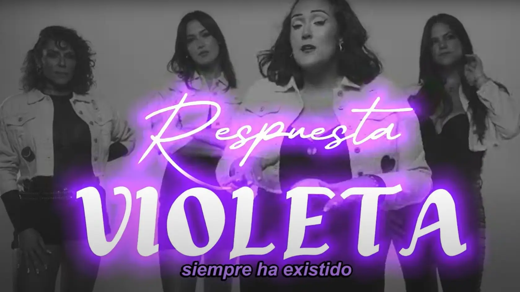 Las cantantes de la Respuesta Violeta Las cantantes de la Respuesta Violeta
