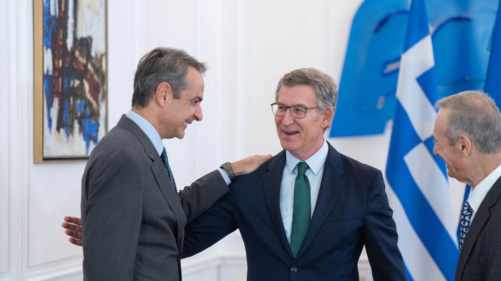 Feijóo reclama en Grecia una 