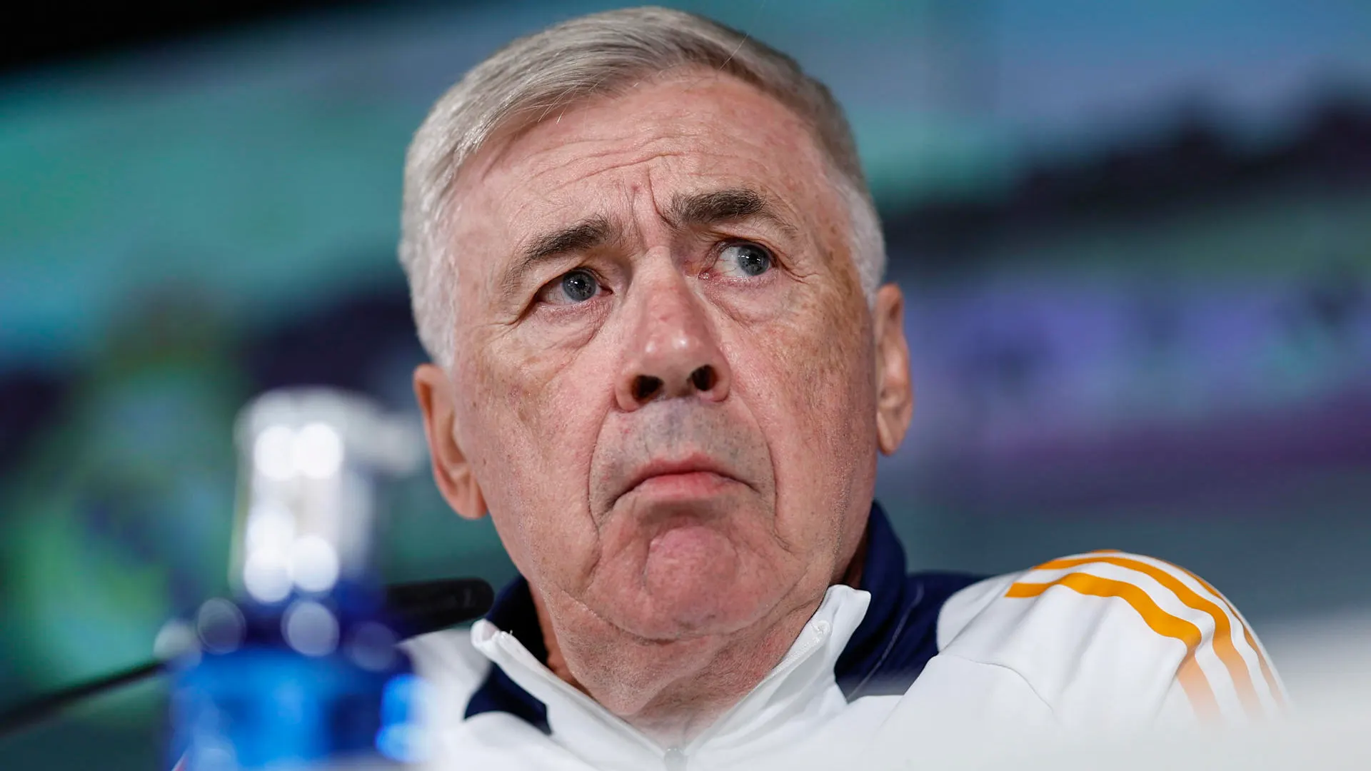 Carlo Ancelotti en rueda de prensa Carlo Ancelotti en rueda de prensa