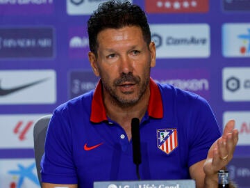 Simeone, en rueda de prensa