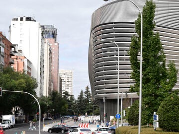 Vista del estadio Santiago Bernabeu en Madrid