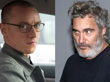 James McAvoy y Joaquin Phoenix James McAvoy y Joaquin Phoenix