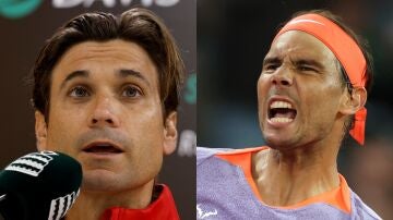 David Ferrer y Rafa Nadal en imágenes de archivo