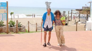 Las preocupantes imágenes de Julián Muñoz momentos antes de su ingreso en el Hospital Internacional de Marbella 
