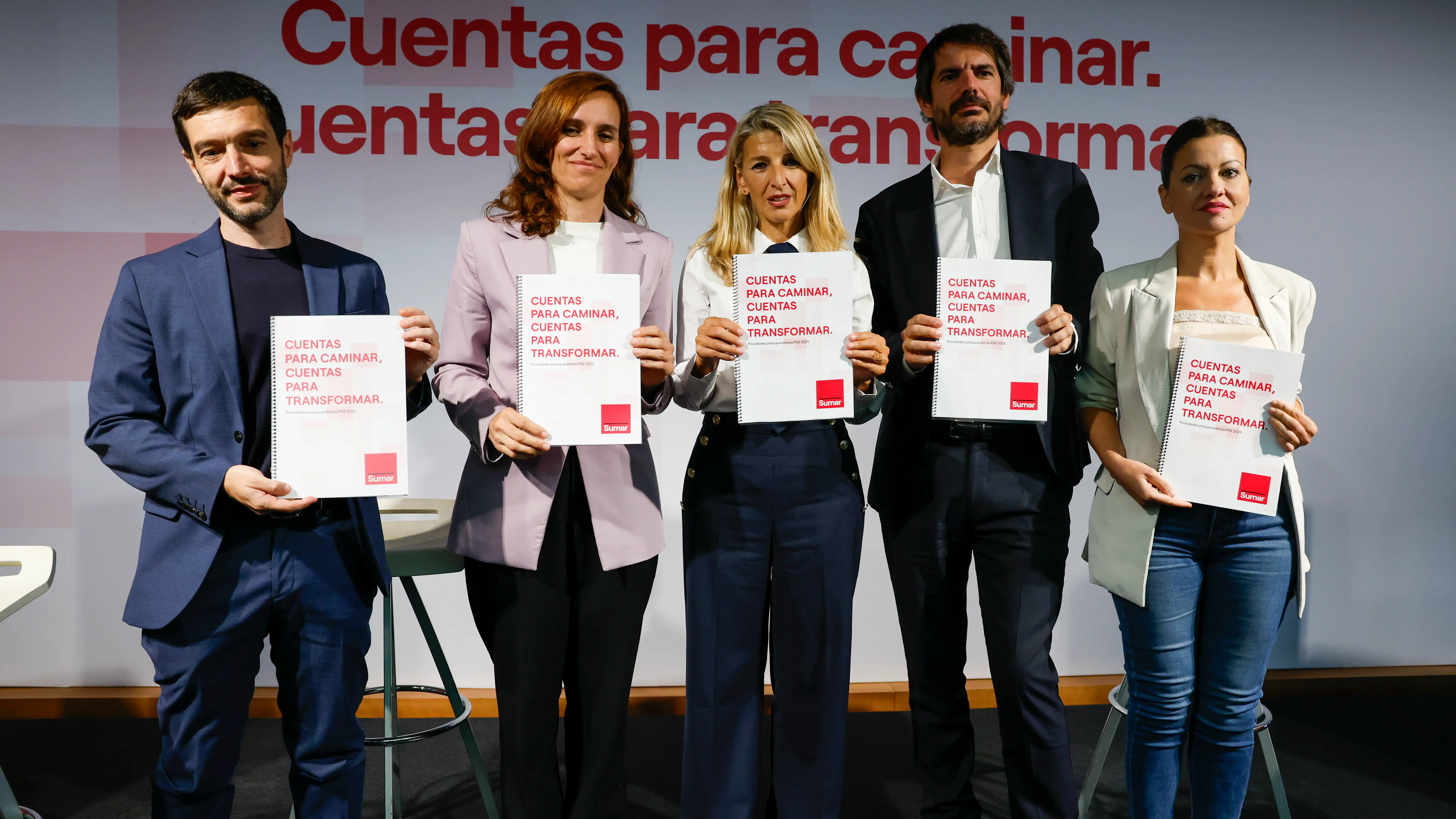 Sumar presenta sus propuestas para los Presupuestos Generales del Estado de 2025 Sumar presenta sus propuestas para los Presupuestos Generales del Estado de 2025