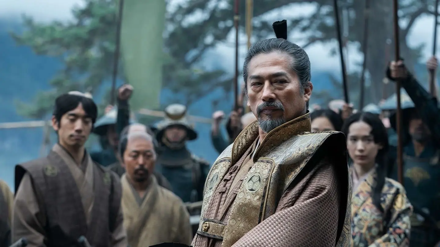 Escena de la serie Shogun Escena de la serie Shogun