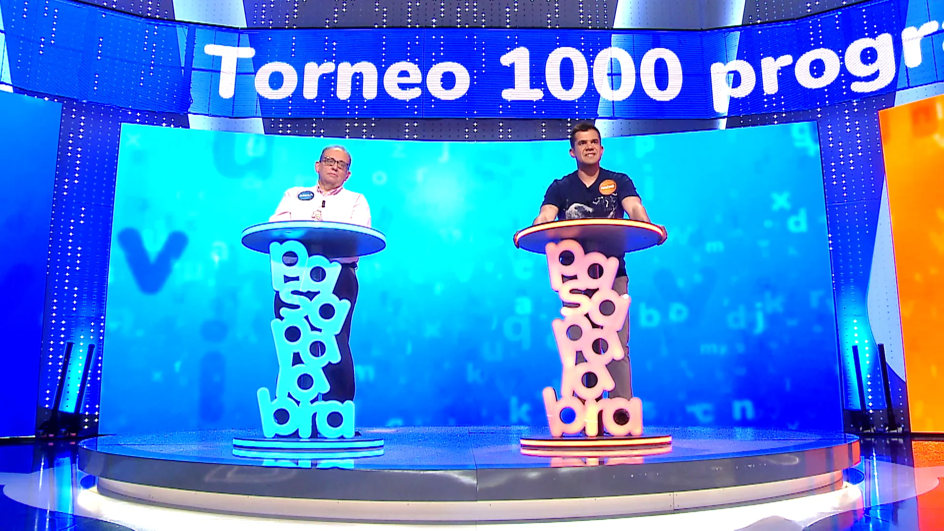 "¡A disfrutar!": Duelo inédito entre Nacho Mangut y Javier Dávila este sábado en el Torneo mil programas de Pasapalabra "¡A disfrutar!": Duelo inédito entre Nacho Mangut y Javier Dávila este sábado en el Torneo mil programas de Pasapalabra