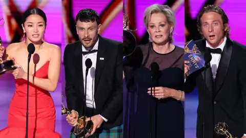 Anna Sawai, Richard Gadd, Jean Smart y Jeremy White Allen en los Premios Emmy 2024 Anna Sawai, Richard Gadd, Jean Smart y Jeremy White Allen en los Premios Emmy 2024