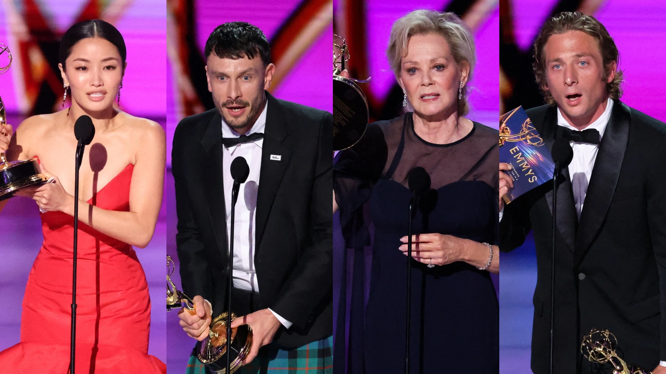 Anna Sawai, Richard Gadd, Jean Smart y Jeremy White Allen en los Premios Emmy 2024