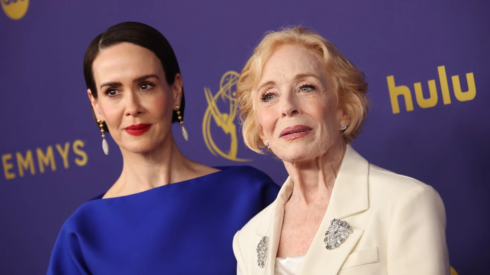 Holland Taylor y Sarah Paulson en los Emmy 2024 Holland Taylor y Sarah Paulson en los Emmy 2024