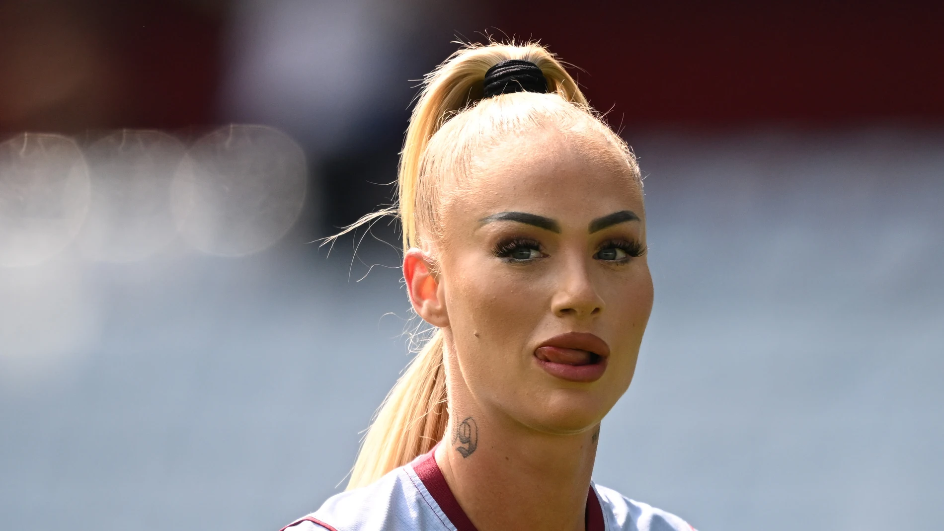 La futbolista suiza Alisha Lehmann La futbolista suiza Alisha Lehmann