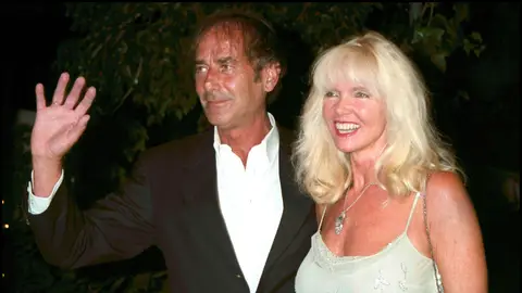Luis Ortiz y Gunilla von Bismarck en 2001 Luis Ortiz y Gunilla von Bismarck en 2001