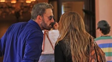 Ben Affleck y Jennifer Lopez en su primer encuentro público tras su divorcio