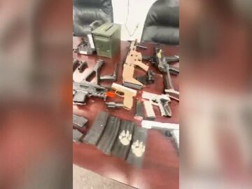 Armas del niño detenido