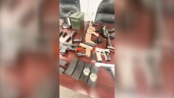 Armas del niño detenido