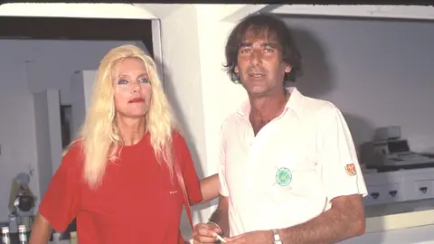 Luis Ortiz y Gunilla von Bismarck en 1990 Luis Ortiz y Gunilla von Bismarck en 1990