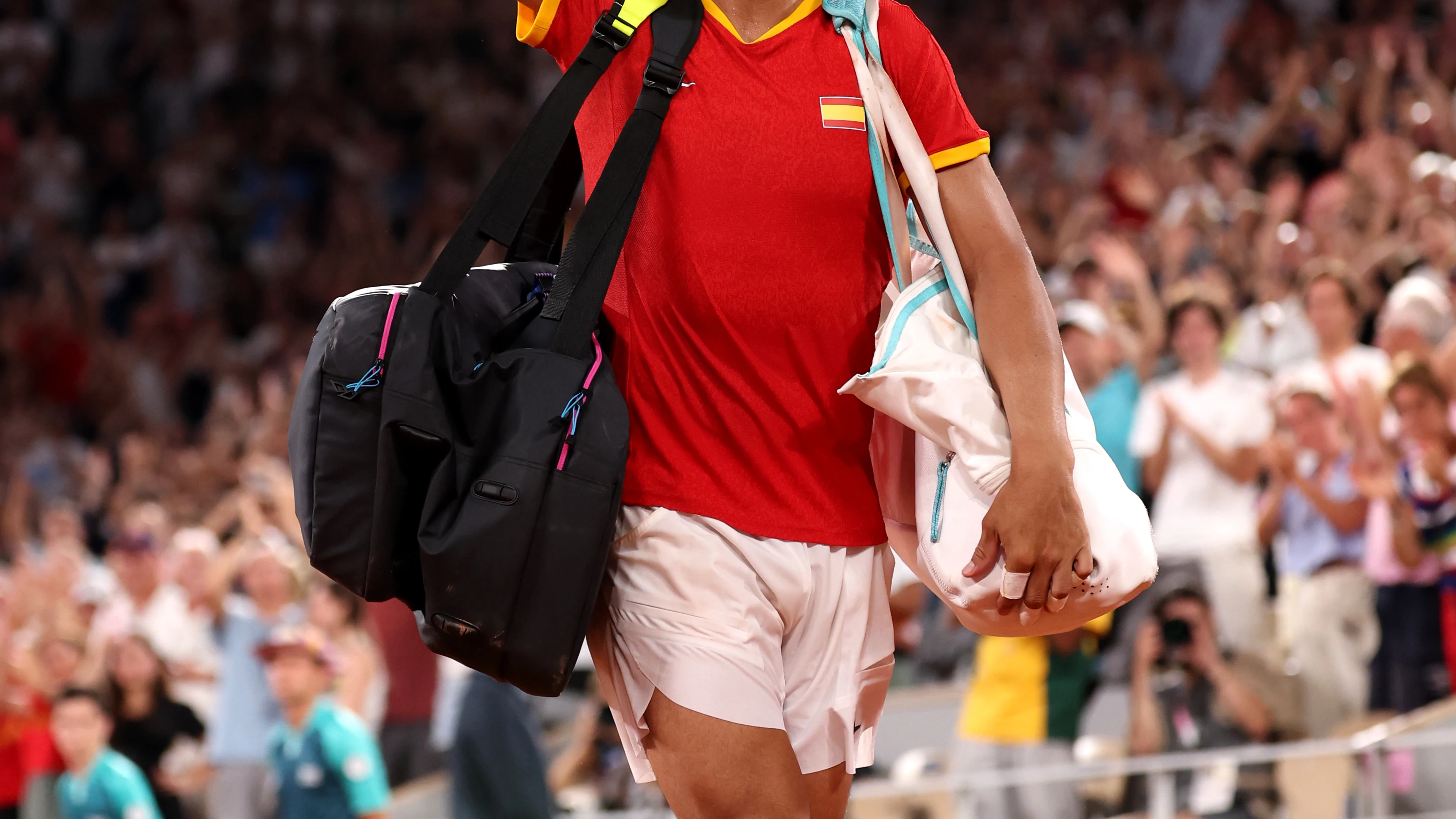 Rafa Nadal, tras caer en los Juegos Olímpicos de París