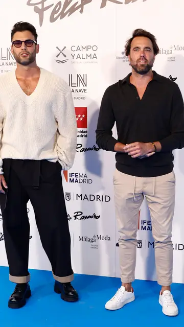 Javier Ungría y Félix Ramiro en la MBFW Madrid Javier Ungría y Félix Ramiro en la MBFW Madrid