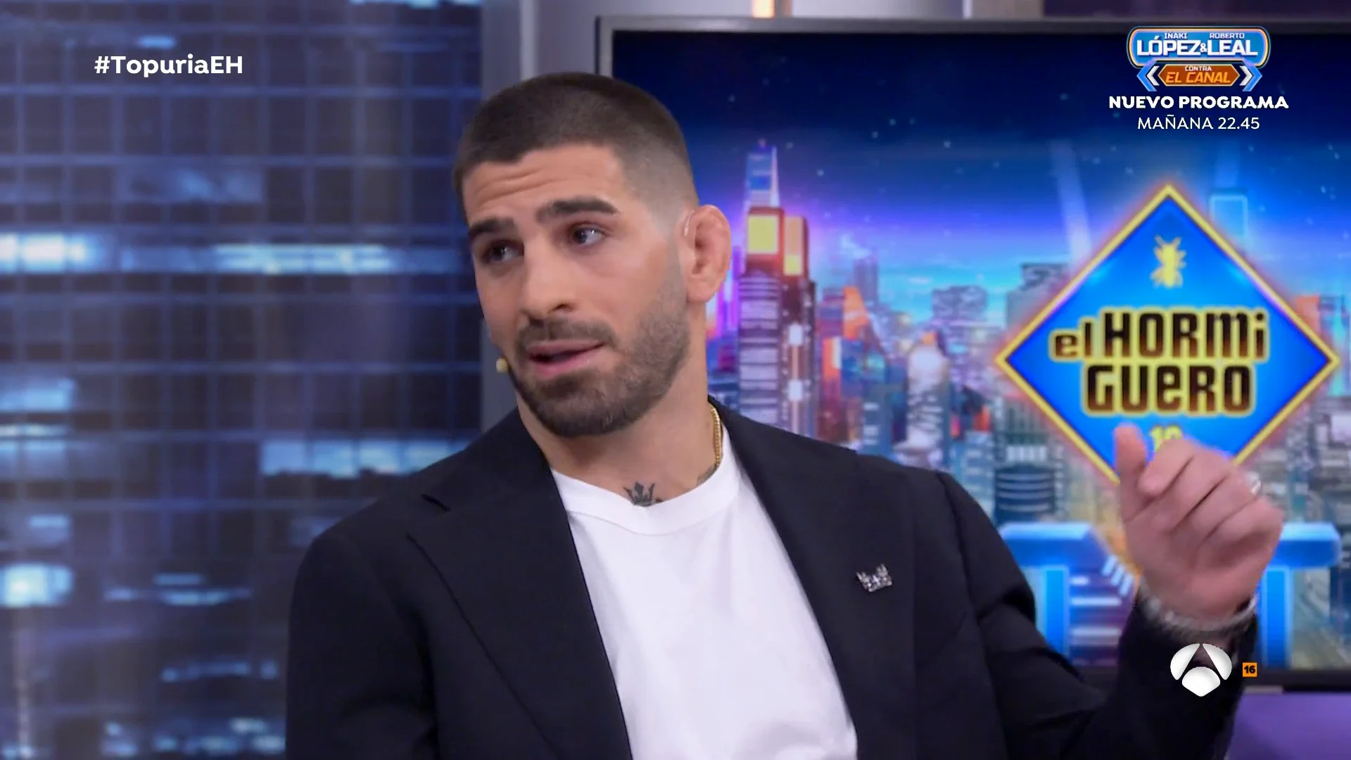 Ilia Topuria en 'El Hormiguero' Ilia Topuria en 'El Hormiguero'