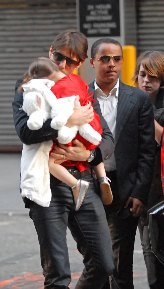 Tom Cruise con su hija con Nicole Kidman Tom Cruise con su hija con Nicole Kidman