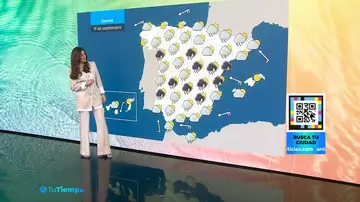 Mapa de lluvias para este jueves Mapa de lluvias para este jueves