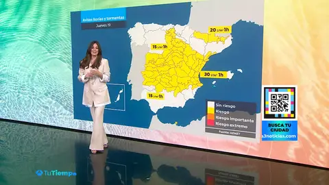 La previsión del tiempo con Mercedes Martín La previsión del tiempo con Mercedes Martín