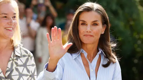 La reina Letizia en su último acto público La reina Letizia en su último acto público