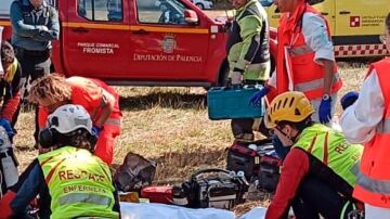 Un muerto y un herido tras estrellarse una avioneta de instrucción en Abia de las Torres (Palencia)