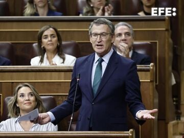 El presidente del PP, Alberto Núñez Feijóo