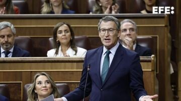 El presidente del PP, Alberto Núñez Feijóo