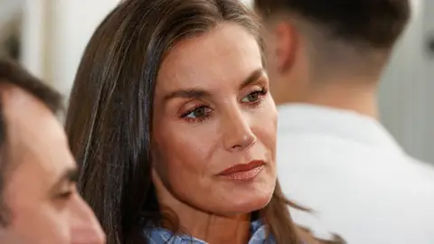 La reina Letizia en su último acto La reina Letizia en su último acto