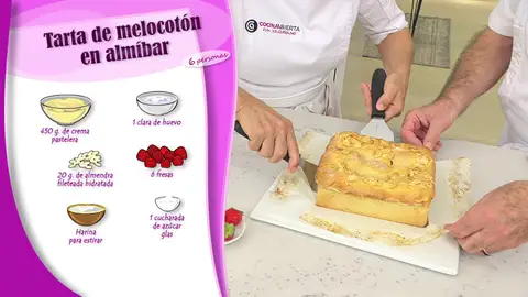 Ingredientes tarta de melocotón en almíbar Ingredientes tarta de melocotón en almíbar