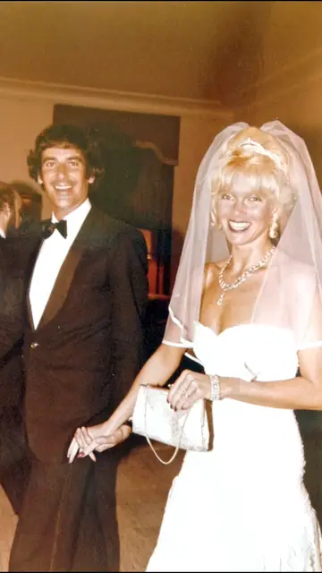 Luis Ortiz y Gunilla von Bismarck en su boda Luis Ortiz y Gunilla von Bismarck en su boda