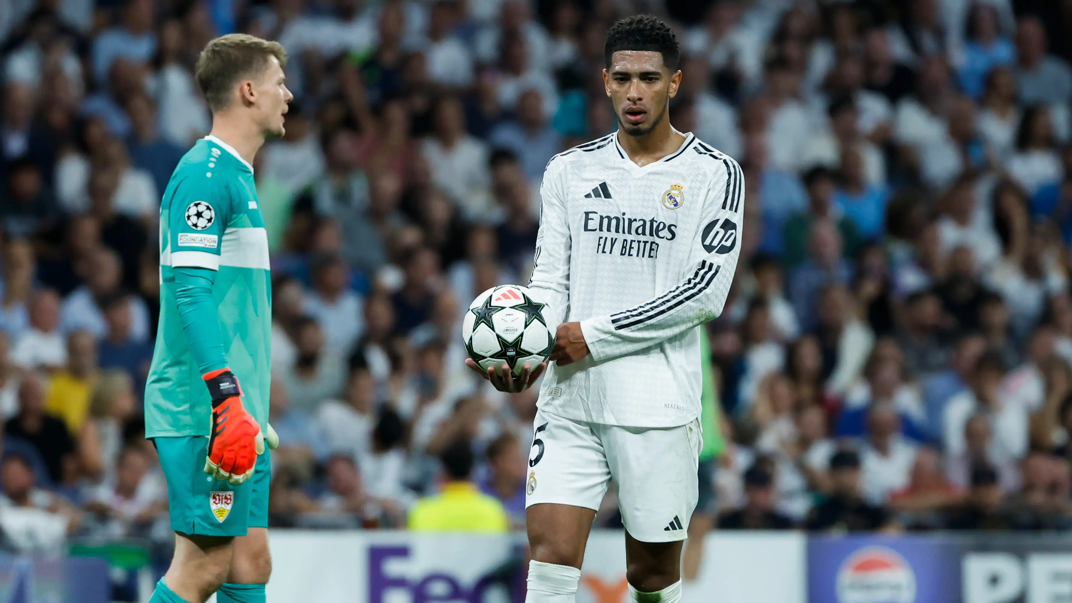Jude Bellingham durante el Real Madrid-Stuttgart Jude Bellingham durante el Real Madrid-Stuttgart