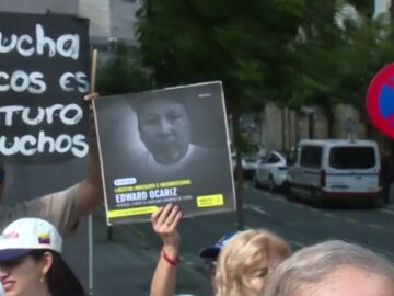 Protestas en Bilbao por los venezolanos detenidos