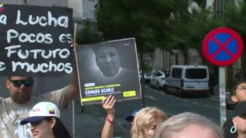 Protestas en Bilbao por los venezolanos detenidos