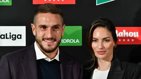 Koke y su mujer, Beatriz Espejel Koke y su mujer, Beatriz Espejel
