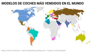 Dime qué coches tienes y te diré de qué país eres