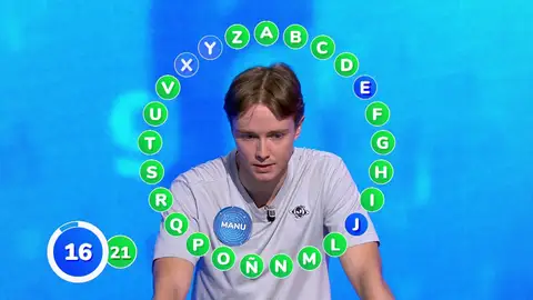 ¡Manu da la batalla! Trepidante final en El Rosco contra Nacho en uno de sus duelos más igualados ¡Manu da la batalla! Trepidante final en El Rosco contra Nacho en uno de sus duelos más igualados