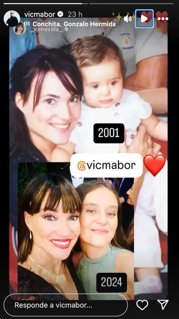 Irene Villa y Victoria Federica recrean una foto 23 años después Irene Villa y Victoria Federica recrean una foto 23 años después