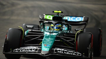 Fernando Alonso en los entrenamientos libres del GP de Singapur