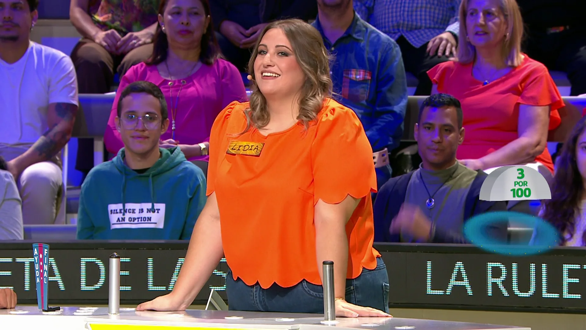 Todo o nada: Lidia no sabe si intentar conseguir el bote y llegar a la final o conformarse con los 500 euros de su marcador