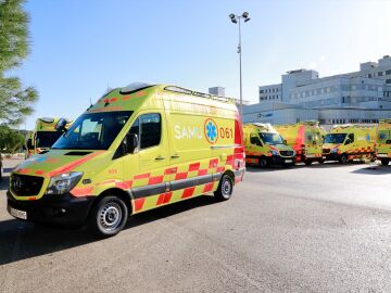 Ambulancias del SAMU 061 en Mallorca