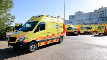 Ambulancias del SAMU 061 en Mallorca