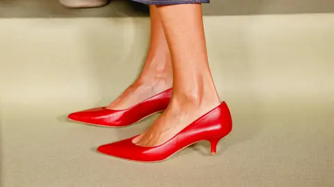 Los tacones rojos de la reina Letizia Los tacones rojos de la reina Letizia