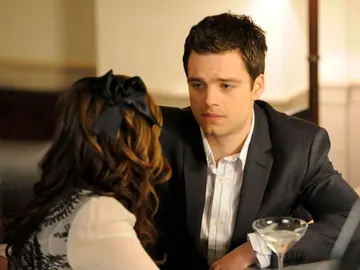 Sebastian Stan y Leighton Meester en Gossip Girl Sebastian Stan y Leighton Meester en Gossip Girl