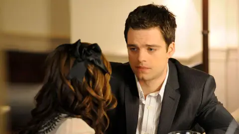 Sebastian Stan y Leighton Meester en Gossip Girl Sebastian Stan y Leighton Meester en Gossip Girl