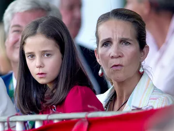 Victoria Federica y la infanta Elena en 2010 Victoria Federica y la infanta Elena en 2010