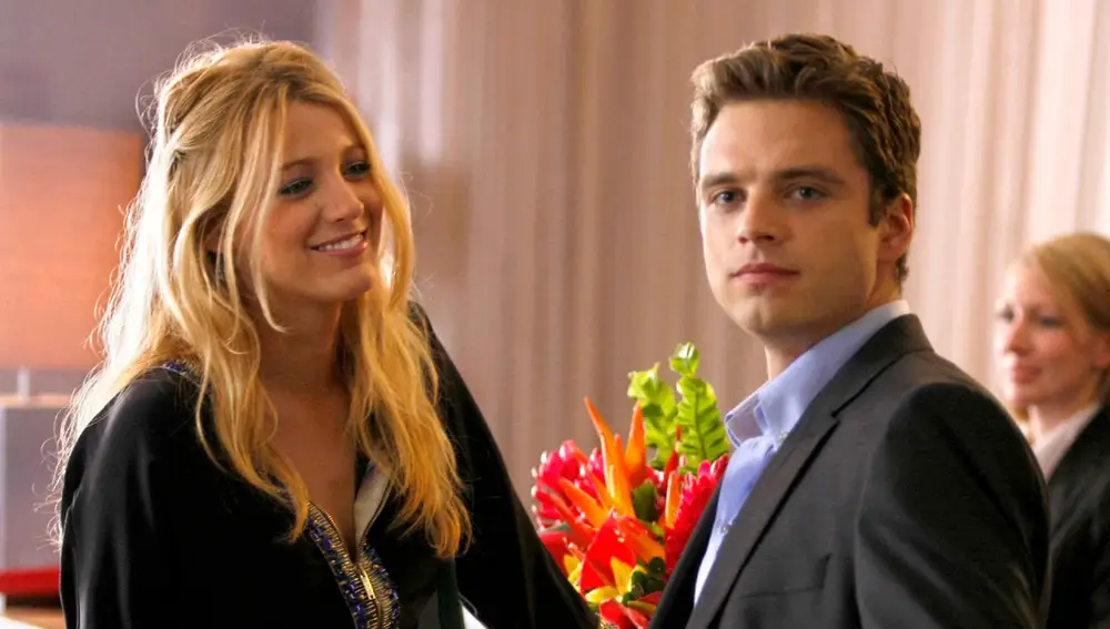 Sebastian Stan y Blake Lively en Gossip Girl Sebastian Stan y Blake Lively en Gossip Girl