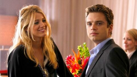Sebastian Stan y Blake Lively en Gossip Girl